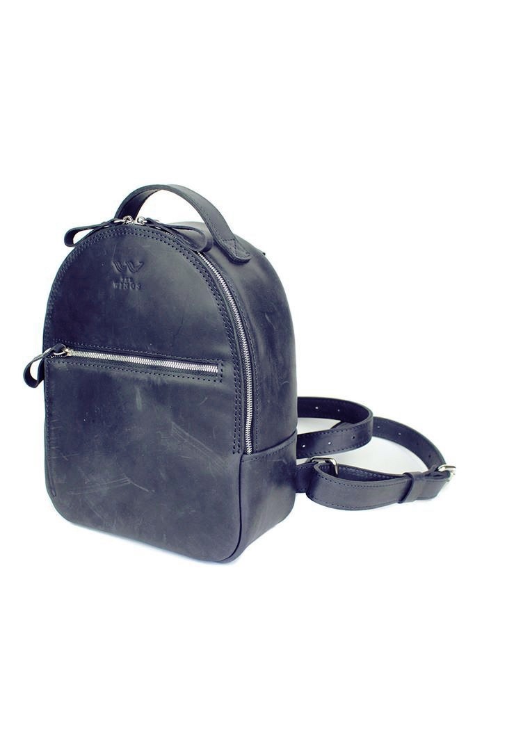 Шкіряний рюкзак Groove S синій вінтажний