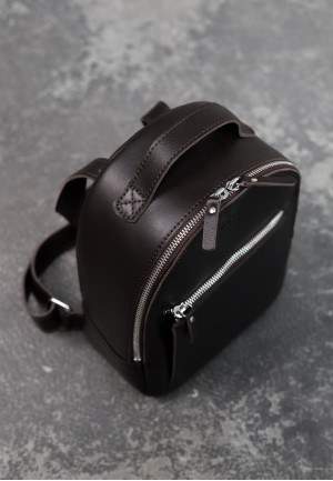 Шкіряний рюкзак Groove S темно-коричневий