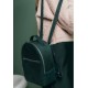 Шкіряний рюкзак Groove S зелений вінтаж