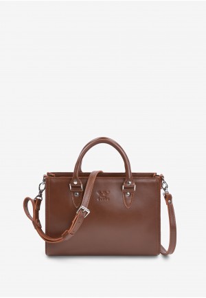Жіноча шкіряна сумка Fancy світло-коричневий кайзер