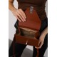 Жіноча шкіряна сумка Futsy світло-коричнева