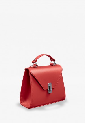 Жіноча шкіряна сумка Futsy червона
