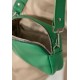 Шкіряна сумка поясна/кроссбоді Holly зелена