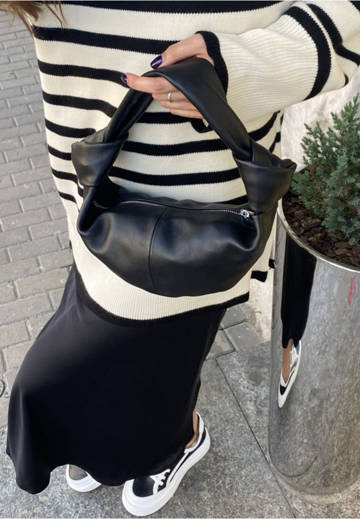 Жіноча шкіряна сумка Kalach чорна