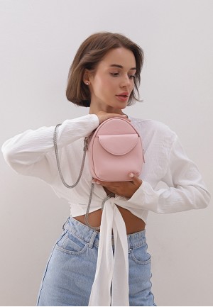 Міні-сумка Kroha рожевий краст