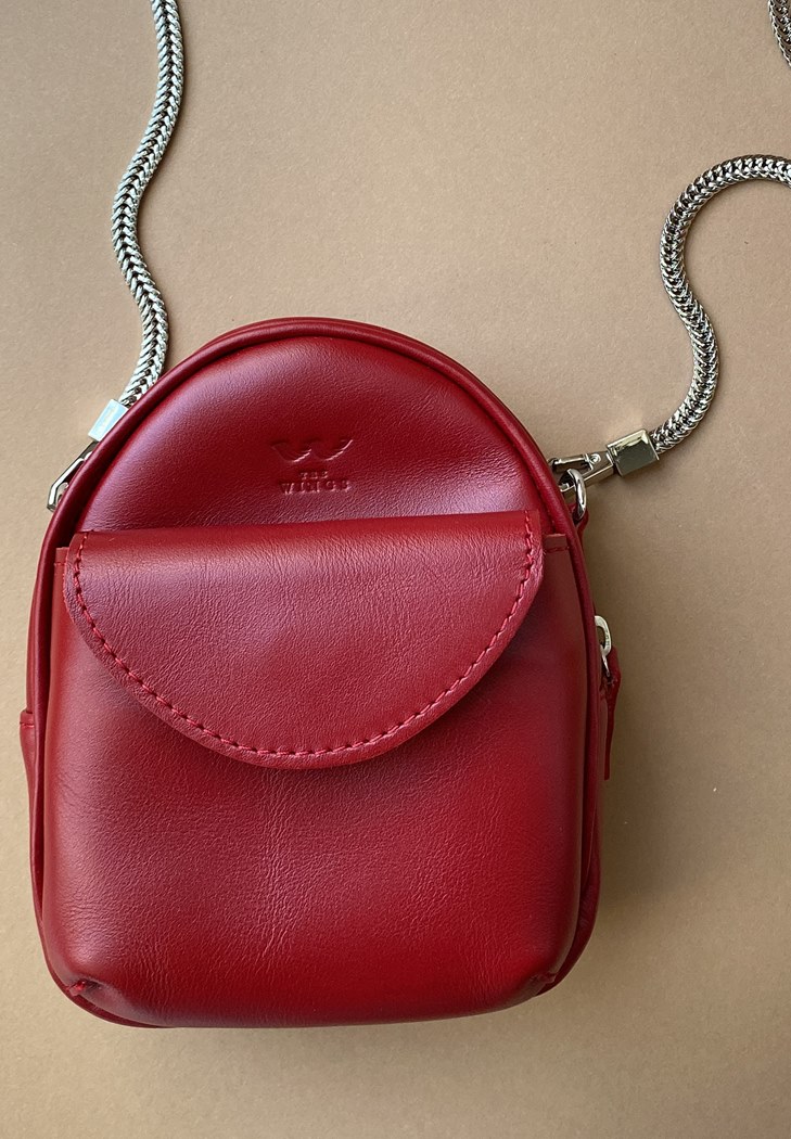 Міні-сумка Kroha червона