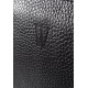 Шкіряна сумка Lina чорна флотар