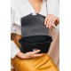 Жіноча шкіряна сумочка Yoko чорна зерниста