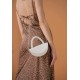 Жіноча шкіряна міні-сумка Сhris micro білий