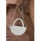 Жіноча шкіряна міні-сумка Сhris micro білий
