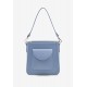 Жіноча шкіряна сумка Stella блакитна