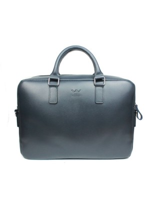 Шкіряна ділова сумка Briefcase 2.0 синий саф'яно