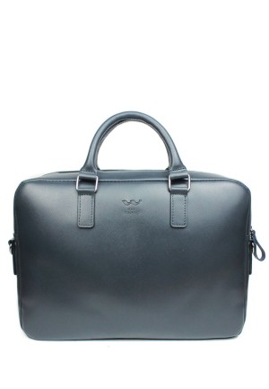 Шкіряна ділова сумка Briefcase 2.0 синий саф'яно