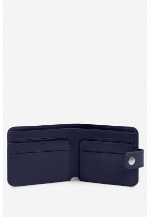 Шкіряне портмоне Mini 2.2 синій
