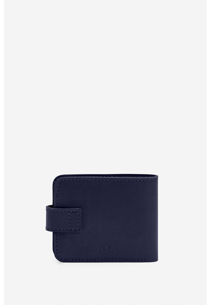 Шкіряне портмоне Mini 2.2 синій