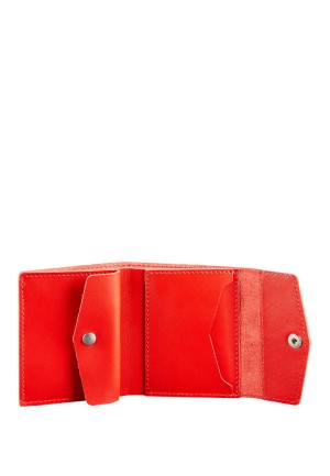 Жіночий шкіряний гаманець 2.1 червоний